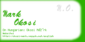 mark okosi business card